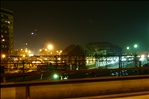 Gara Arad noaptea de pe podul Gradiste